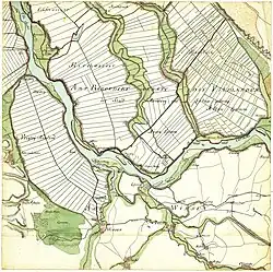 The area of Curslack in 1790