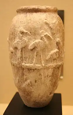 Naqada III stone vessel