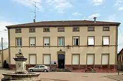 The town hall in Vaubexy