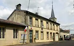 The town hall in Vaudoncourt