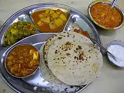 Vegetarian thali