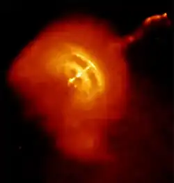 Vela Pulsar, a rotating neutron star