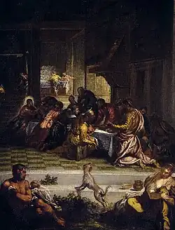 The Last Supper, copy of Tintoretto by Diego Velázquez (1629?)[11]