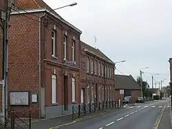 The town hall in Vendeville