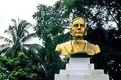 Statue of Benito Juárez in La Antigua