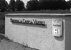 Memorial for the Le Vernet Internment Camp