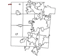 Location within Montgomery County, Ohio