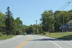 Sign for Verona Island on US1
