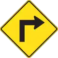 Very sharp right ahead.