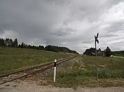 Former Veski railway station