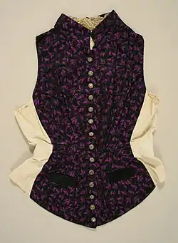 1850-1889 American or European vest