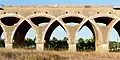 Symmetrical interlocking of arches, forming ribbed vaults.