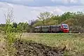 Train arrives to Nemolodva station