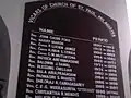 Vicars of the historic St. Paul's Church, Milagiriya.
