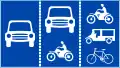 R.404d: Vehicle classes allowed per lane
