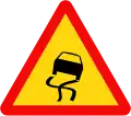 W.222a: Slippery road