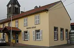 The town hall and school in Vieux-Lixheim