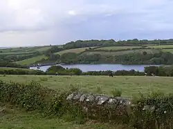 View across the Argal Reservoir