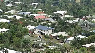 Redlynch residential housing as seen from the Kuranda Scenic Railway, 2013