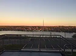Port Wallace viewed from the opposite side of Lake Charles