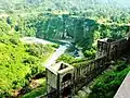 View from top of Kangra Fort overlooking Baner Khad.