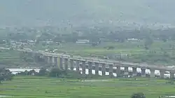 View of Rayapatnam Bridge over Godavari river