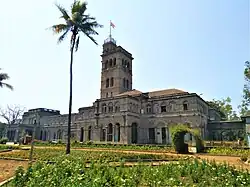SPPU Main Building from the adjacent garden