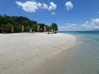 View on the north side of the island