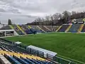 View on the north stand of Smederevo Stadium from the west stand