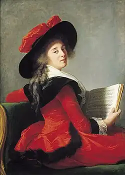 Élisabeth Vigée Le Brun, The Baronne de Crussol, 1785.