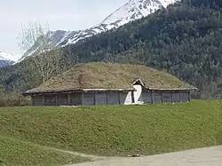 The Viking House by the school.