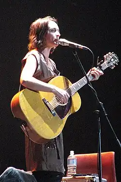 Vikki Thorn performing with the Waifs in Perth in May 2007.