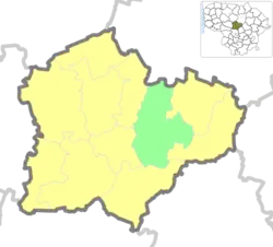 Location of Vilainiai Eldership