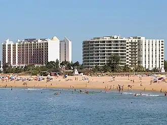 Marina beach in Vilamoura