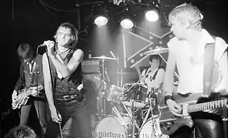 The Viletones perform at Larry's Hideaway, Toronto, 1980