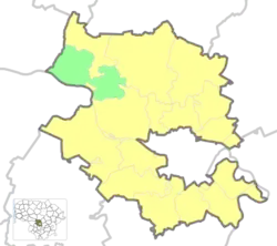 Location of Vilkija Eldership