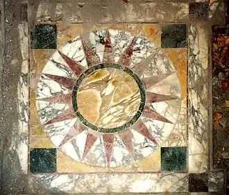 Marble floor inlay, Hadrian's Villa (early 2nd century)