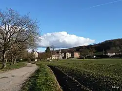The village of Montfalcon