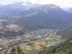The village of Saint-Lary-Soulan in the Aure valley.
