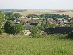 A general view of Villeneuve-au-Chemin