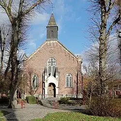 The church, built in 1873