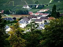 An aerial view of Villers-sous-Châtillon