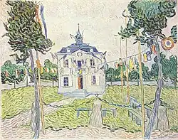Auvers Town Hall (14 July 1890)