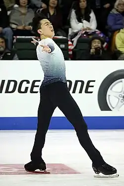 Vincent Zhou at the 2018 Skate America