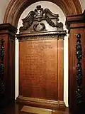 Vintners' WWI memorial.