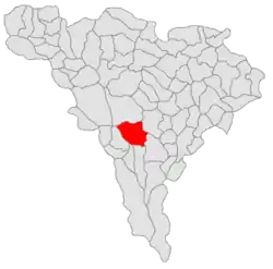 Location in Alba County