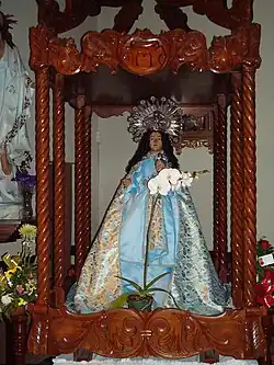 1740 vested image of “Virgin of Monserrate” which was granted a formal decree of Canonical coronation by Pope John Paul II in 1994