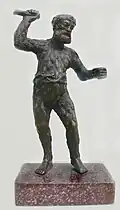 "Wild Man", c. 1521/22, bronze by Paulus Vischer