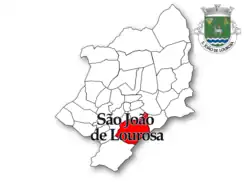 Location of São João de Lourosa
