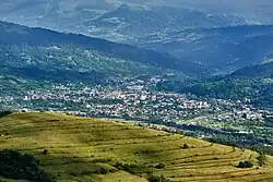Panoramic view of Vișeu de Sus